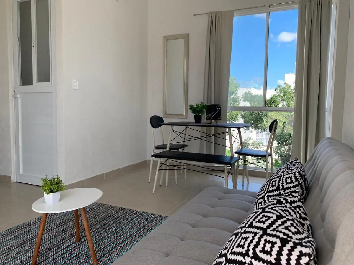 Departamento 2 Habitaciones Vista A La Alberca Nube By Eita Cancún Apartamento