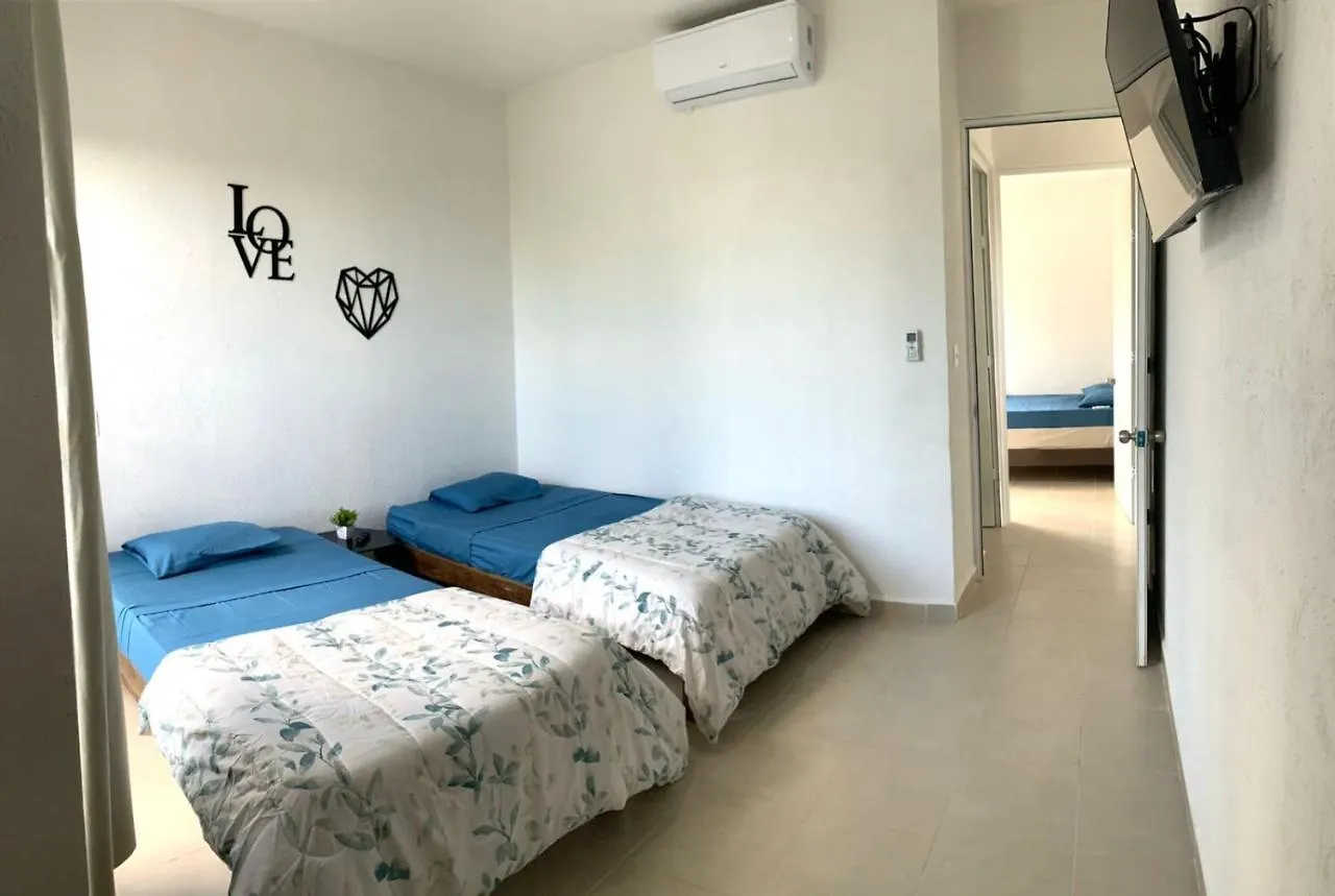 Departamento 2 Habitaciones Vista A La Alberca Nube By Eita Cancun Mexico